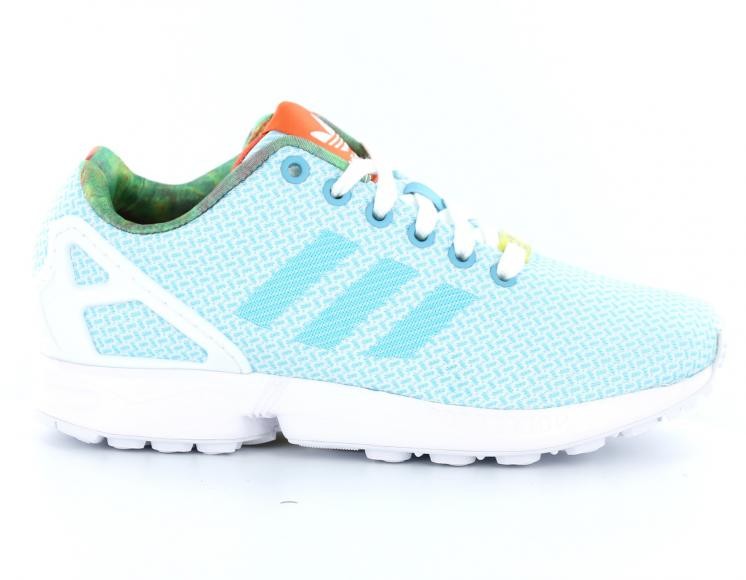 adidas zx flux bleu ciel femme